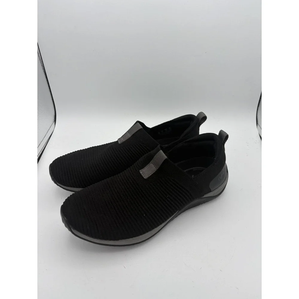 Ryka Shoes Womens Size 9 Black Echo Knit Slip On Walking Sneakers Comfort